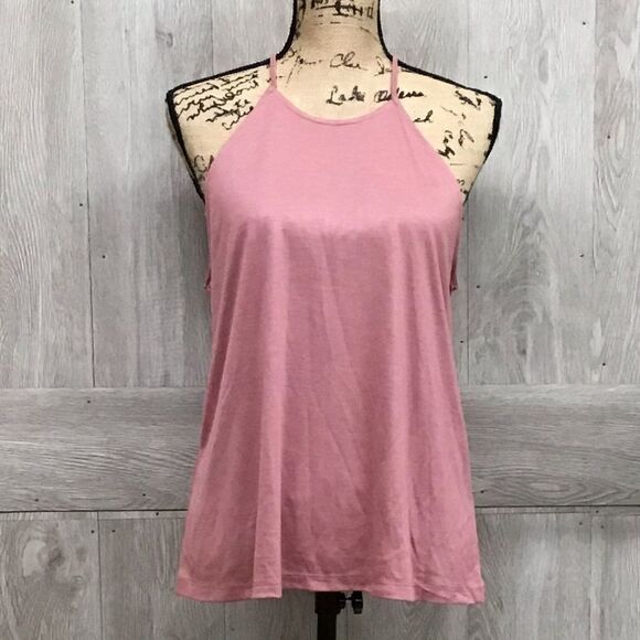 Back2Basics Boutique Halter Mauve Top BB34 - Picture 3 of 4